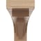Ekena Millwork 3"W x 18"D x 6"H Thin Rockford Rough Cedar Woodgrain TimberThane Corbel, Primed Tan CORUR03X18X06ROCRCPR - alternate 2